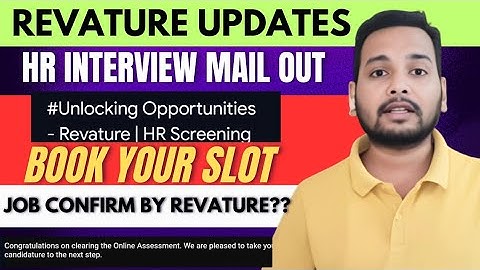 🔥Revature Interview Mail Out 2025 | Online Assessment Cleared | HR Screening | Pre-training Program