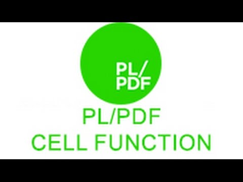 PL/PDF cell function