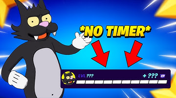 *NEW* NO TIMER Fortnite XP Map to LEVEL UP FAST in Chapter 6 Simpsons Mini Season 2 (EARN XP)