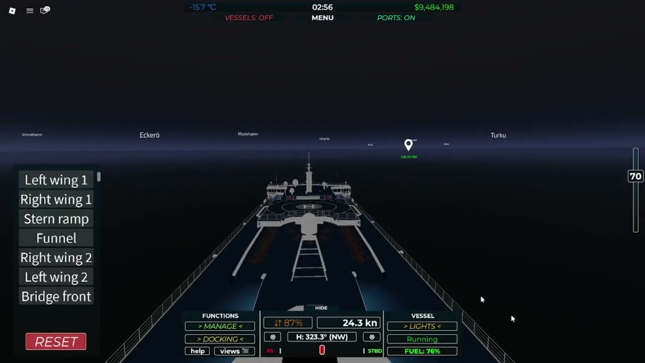 Baltic sea simulator Ms finlandia