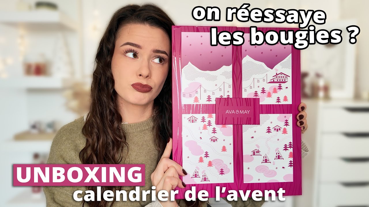 UNBOXING Calendrier de l'avent bougies Ava & May (97€) + CONCOURS 🎁
