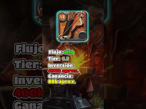 Crafteo de ARCOS 🔥 Albion Online.