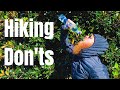 DUMBEST beginner mistakes - HIKING & Backpacking (don't make these!)