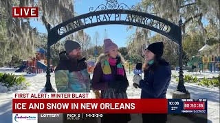 City Park turned into winter wonderland