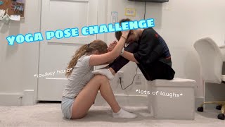 trying duo yoga poses *except we kinda get cooked*