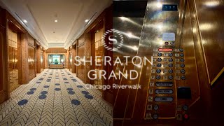Amazing Custom Montgomery Traction Elevators | Sheraton Grand Chicago Riverwalk | Chicago, IL