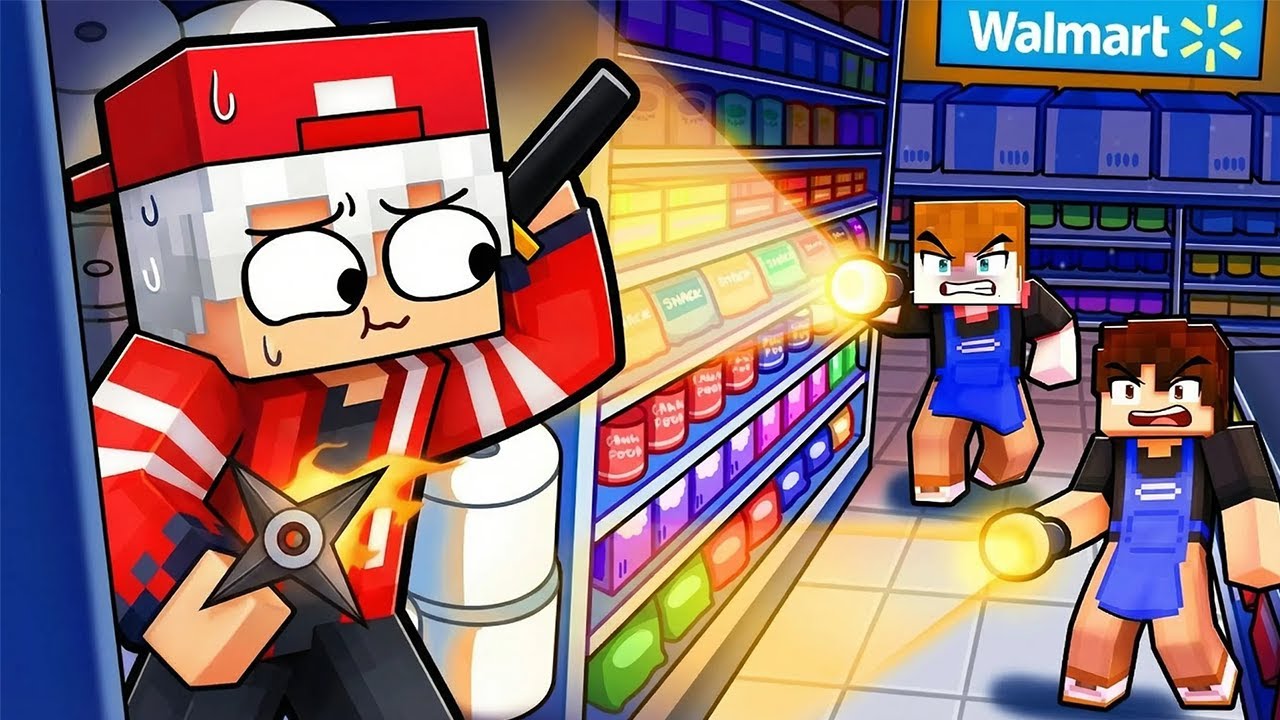 24 SAAT MARKETTE KALDIK!! - Minecraft