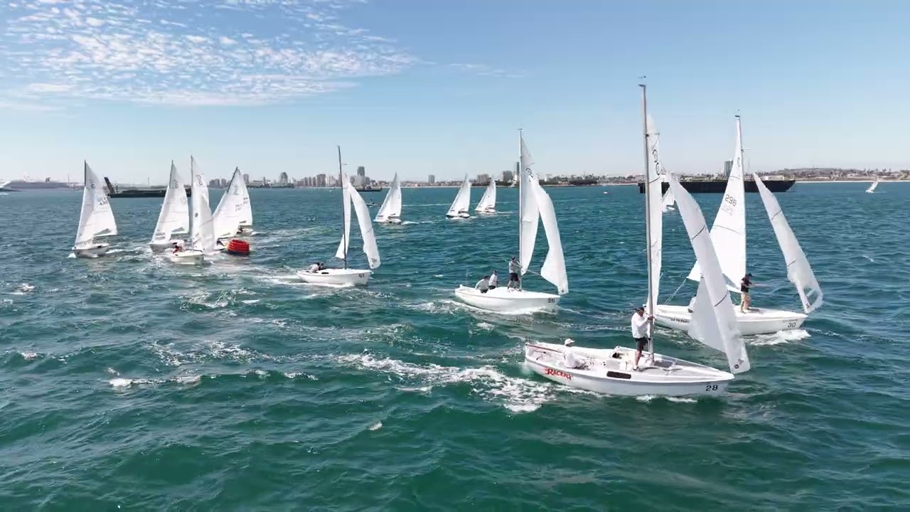 ⁣2026 Cal 20 Class Champs   Day 2   Race 5   Gold first weather mark
