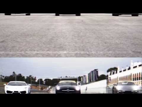 Drag race Mercedes SLS AMG vs. Porsche 911 Turbo S vs. Lamborghini Gallardo LP4-560