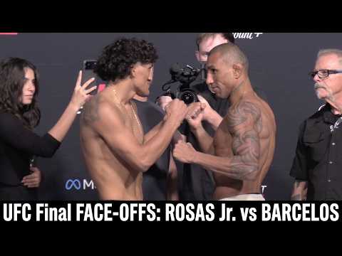 UFC Final FACE-OFFS: Raul Rosas Jr vs Raoni Barcelos