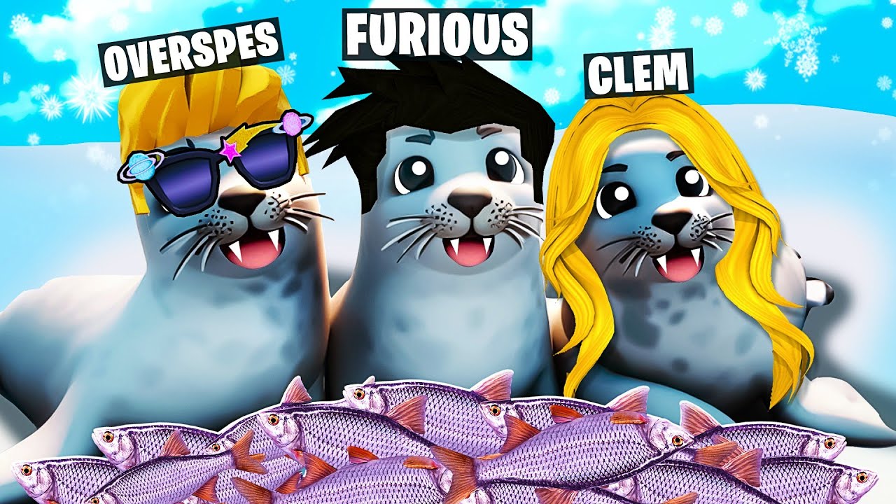AVOIR UNE FAMILLE DE PHOQUES dans Roblox !