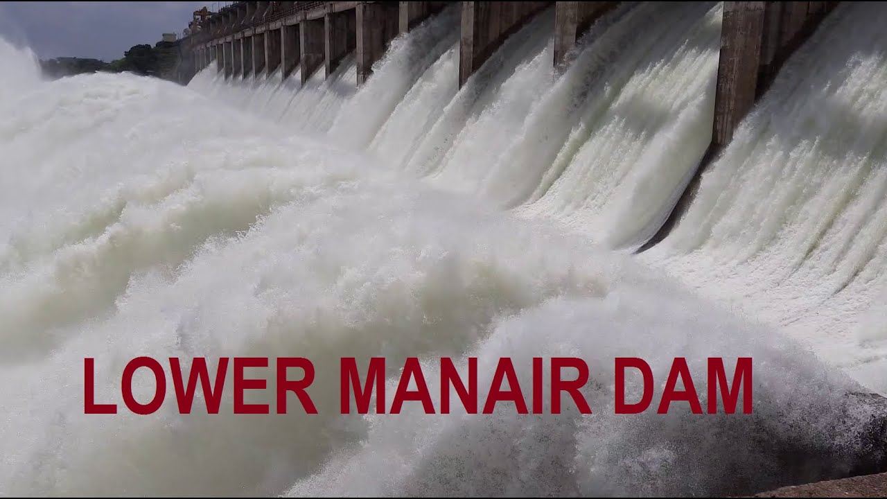 Karimnagar Lower Manair Dam gates opened due to heavy inflow