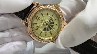 золотые мужские часы с бриллиантами Ника CELEBRITY 1068.1.1.43A