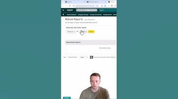 Where are Your Return Reports in Amazon Seller Central #amazonsellingtips #amazonseller