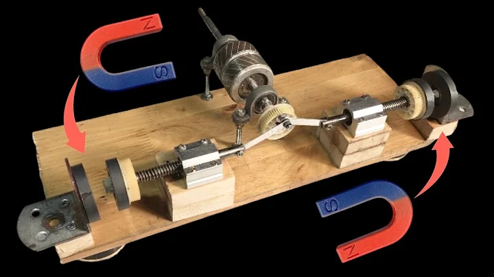 Infinite Free Energy! I Built a Magnetic Flywheel Motor! 100% Self-Running Engine