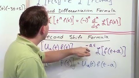 Lesson 21 - Laplace Transform Of Piecewise Functions, Part 3