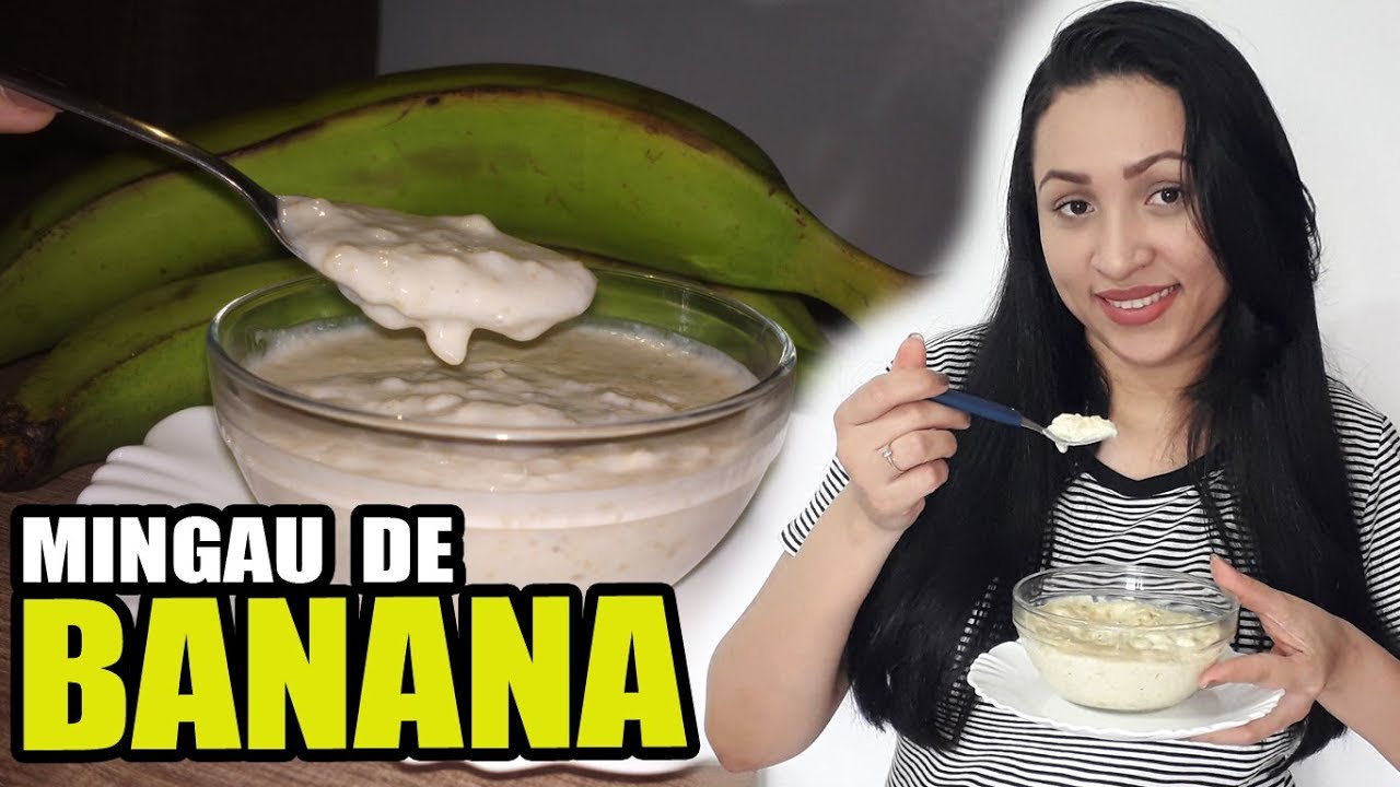 Mingau de Banana Verde