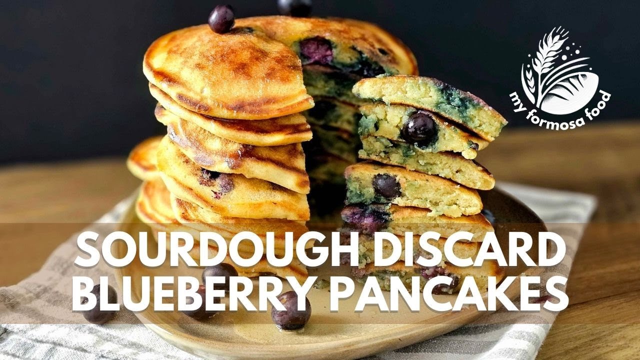 Turn Sourdough Discard Into Perfect Blueberry Pancakes (Easy Recipe)