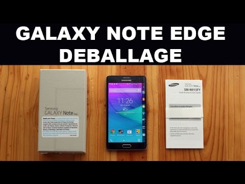 Samsung Galaxy Note Edge Déballage (unboxing) - par Phonandroid.com