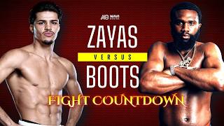 Xander Zayas vs Jaron Ennis Fight Countdown 4K