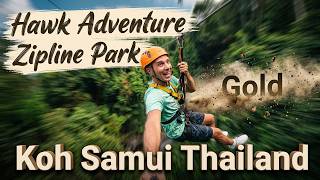 Канатная дорога на Koh Samui "Hawk Adventure Zipline Park" Thailand  #Самуи #Таиланд #zipline