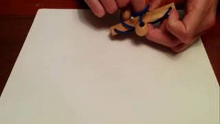 Ring puzzle - 2 wooden balls