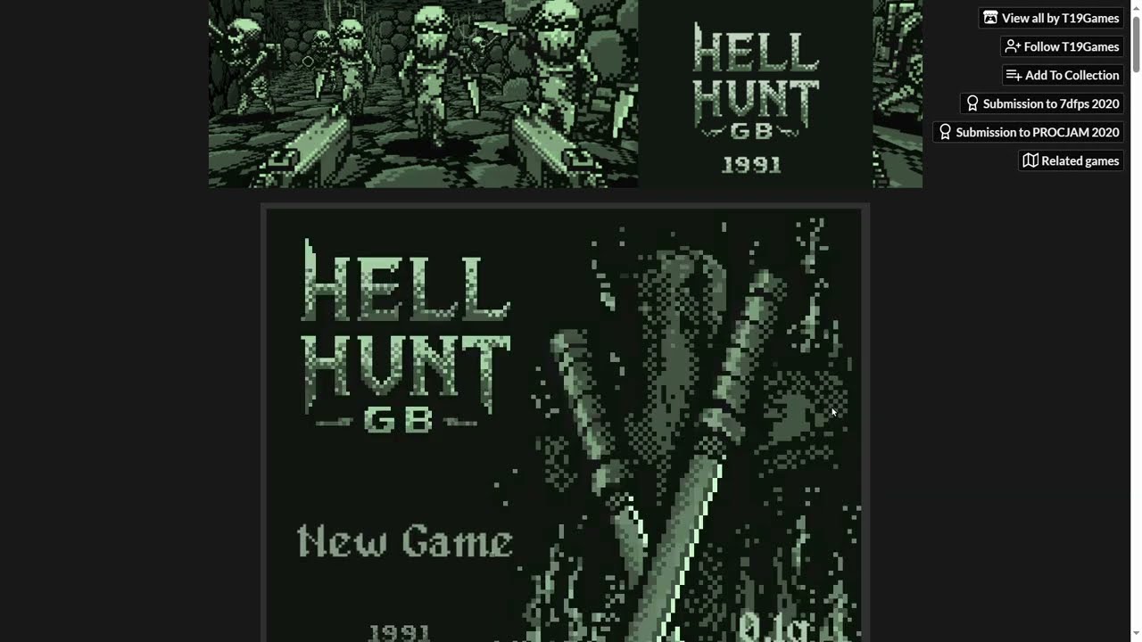 HUNTING HELL ITSELF...with the MIGHTY GAME BOY! Hell Hunter