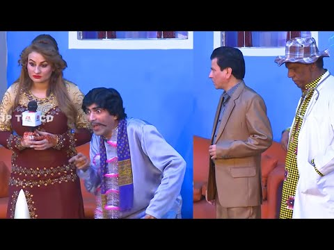Sajan Abbas And Afreen Khan Amanat Chan Tariq Teddy Punjabi Stage Drama Mastiyan Comedy 
