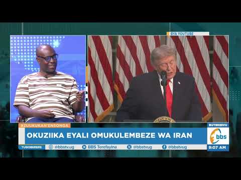 Dr. Sam Kazibwe alaze ebikulu ebyeyolese mu kuziika Ayatolah Ali khamenei, Trump yayogeredde Iran