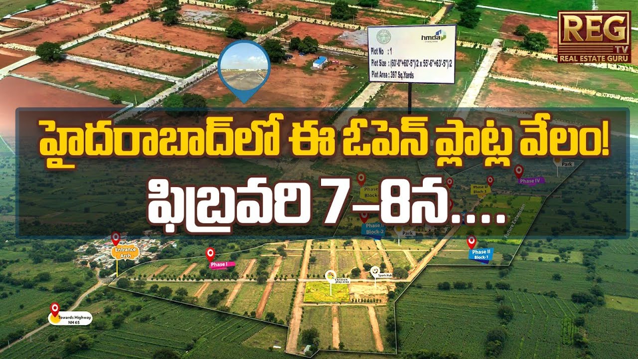 Hyderabad Open Plots Auction 2026 | Bahadurpally, Torrur & Kurmalguda Plots Sale 