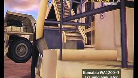 Training Simulator for the Komatsu WA1200-3 Wheel Loader