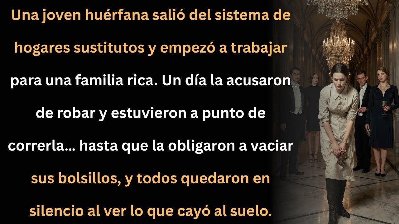 Acusan a huérfana de robar en casa rica… lo que cayó de sus bolsillos dejó a todos en shock