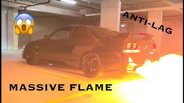 R33 Skyline Flamethrower -- Anti-Lag -- CAMERAMAN SHITS BRICKS --