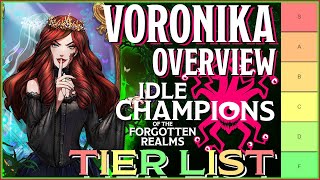 Voronika Rework Tier List Overview Idle Champions