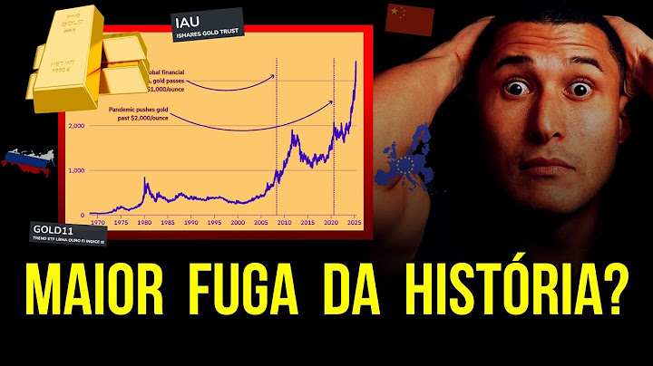 Atenção investidores: Será a MAIOR FUGA pro OURO da história?