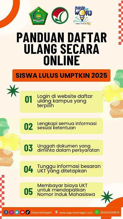 Setelah Lulus UM PTKIN 2023 Apa yang Harus Dilakukan?