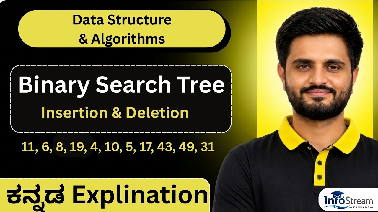 Binary search trees - insertion & Deletion |Data structures and ...