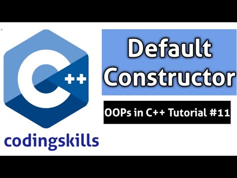 Default Constructor in C++ | constructor in c++ | OOPs in C++ tutorial #11