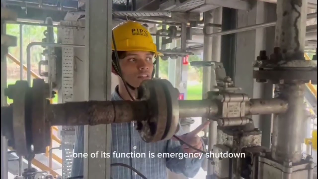 LINE TRACING OF PRESSURE VESSEL (S2) 