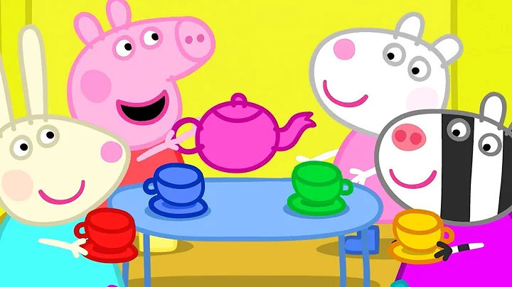 Kids TV and Stories | Dens - the Tea Party | Peppa Pig Full Episodes
