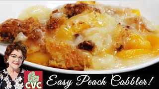 A Peach Cobbler Classic Recipe  A Cup A Cup A Cup Southern Style Cobbler