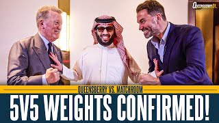 Frank Warren & Eddie Hearn select 5 v 5 weights with His Excellency plus Wembley Stadium surprise 🍿