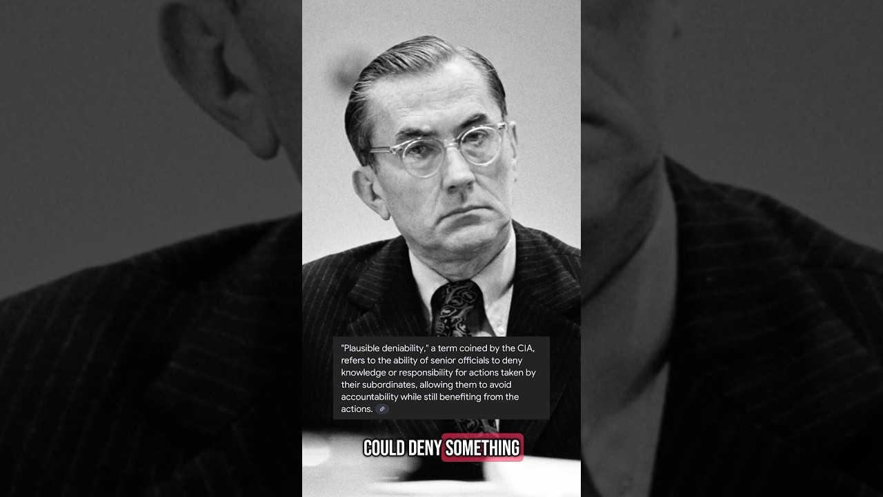 CC: What Is Plausible Deniability (William Colby)