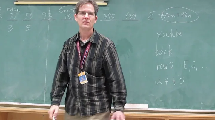 A trick based on the Fibonnaci sequence / series