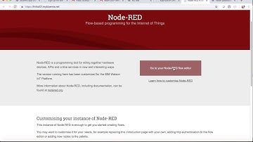 For Beginners 1: Node-Red App in IBM Cloud
