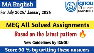 Meg 01 Solved Ignment 2025-26 Ignou Ma English Solved Ignment 2025-26 Ignou Ignments