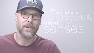 the importance of purposefully engaging your senses in landscape photography