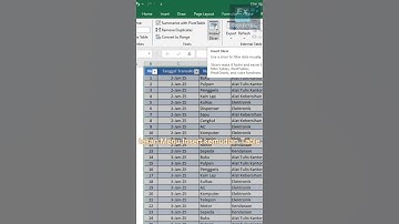 Filter data menggunakan slicer Box Microsoft Excel #exceltips #excelpemula