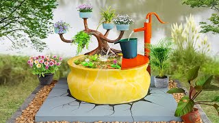 Awesome cement craft idea | How to DIY amazing aquarium