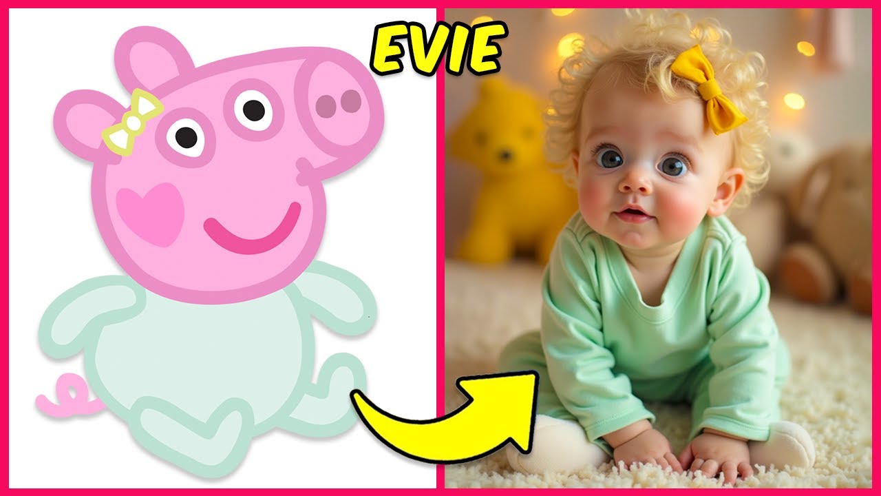 Wie Peppa Wutz als Menschen aussehen 🐷😱 + Errate die Stimme! 🔊 Suzy Schaf, George Wutz, Zoey Zebra